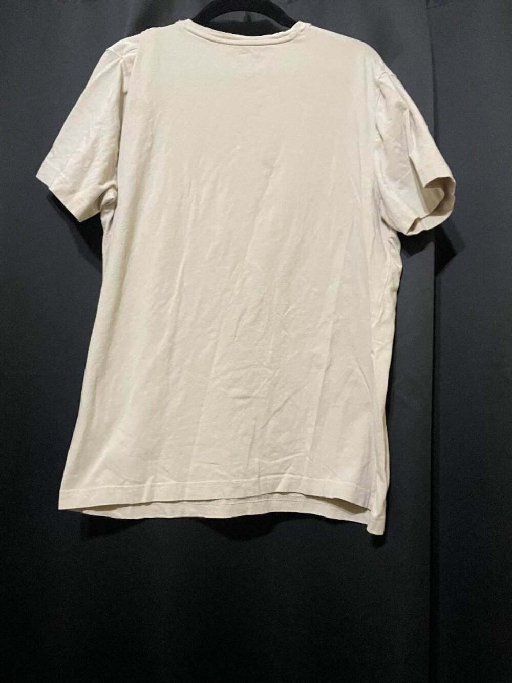 H&M Men’s Slim Fit T-Shirt Size M – Beige – Casual Basic Tee